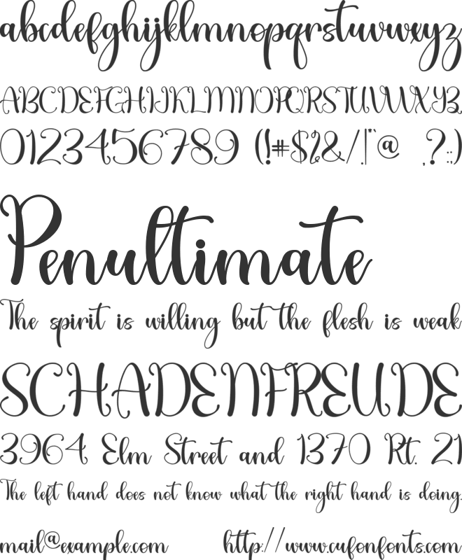 Withrose - Personal Use font preview