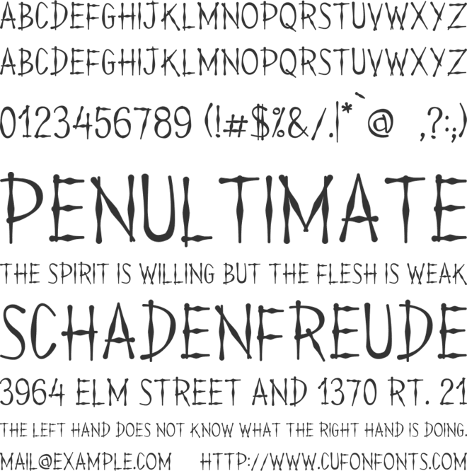 KanaKaiana font preview