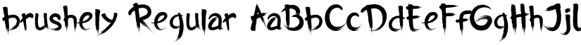 brushely Regular font
