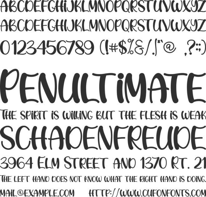 Chill Rabit - Personal Use font preview
