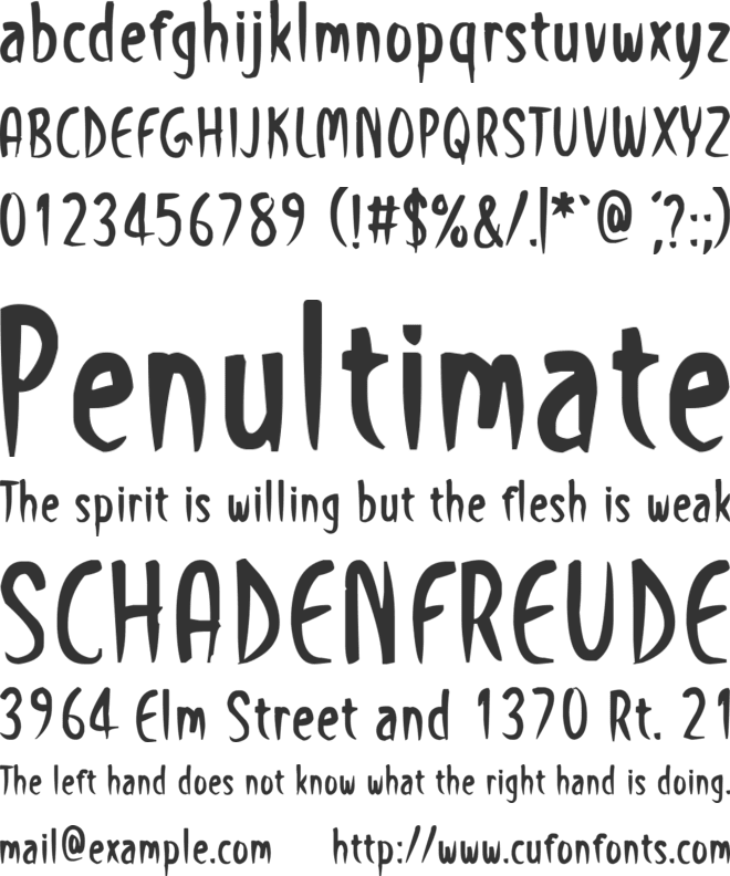 Enjoy Today font preview