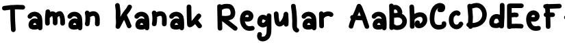Taman Kanak Regular font