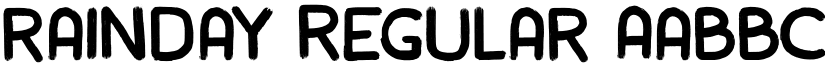 rainday Regular font