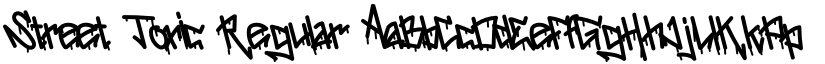 Street Toxic Regular font