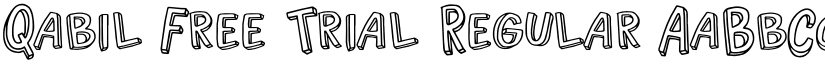 Qabil Free Trial Regular font