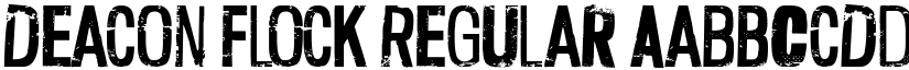Deacon Flock Regular font