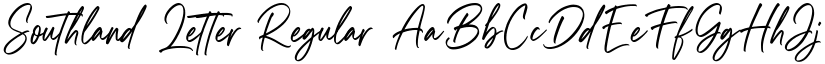 Southland Letter Regular font