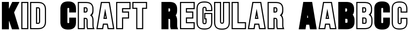 Kid Craft Regular font