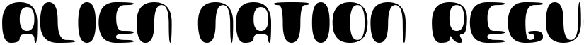 Alien Nation Regular font