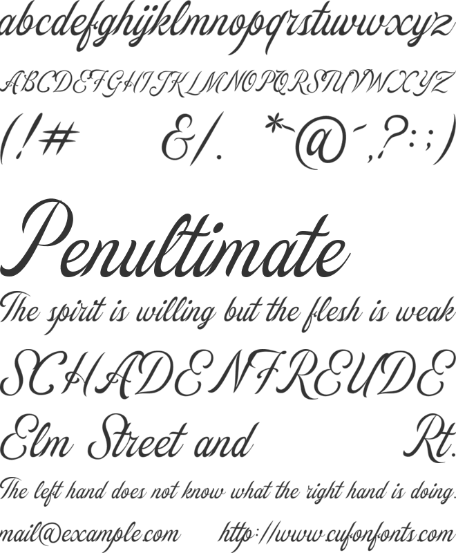 Greybridge font preview