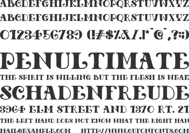 Old School Love font preview