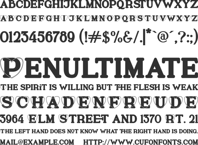 Lovely Day font preview