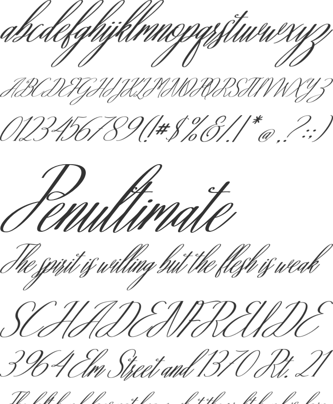 Baby Groovy font preview