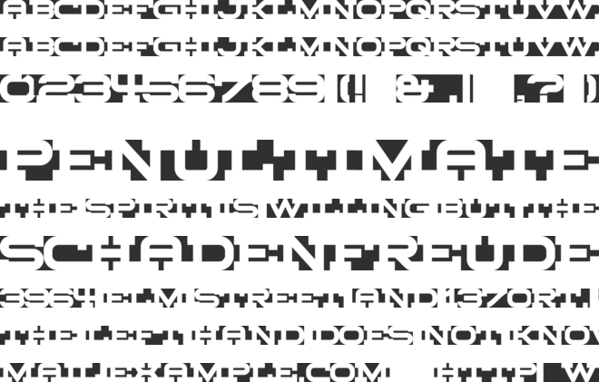 Slabyanuz font preview