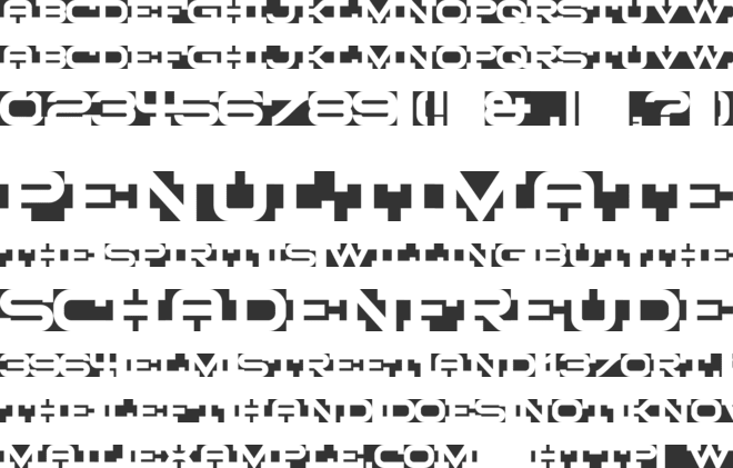 Slabyanuz font preview