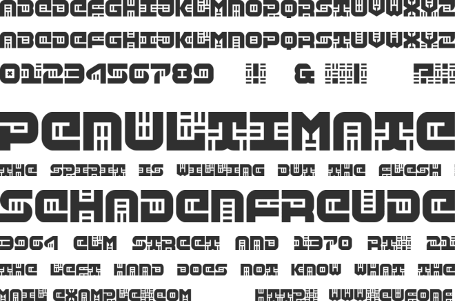 Kwark font preview