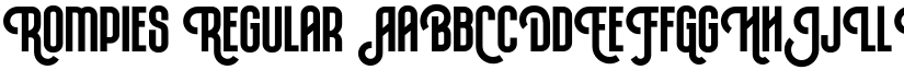 Rompies font download