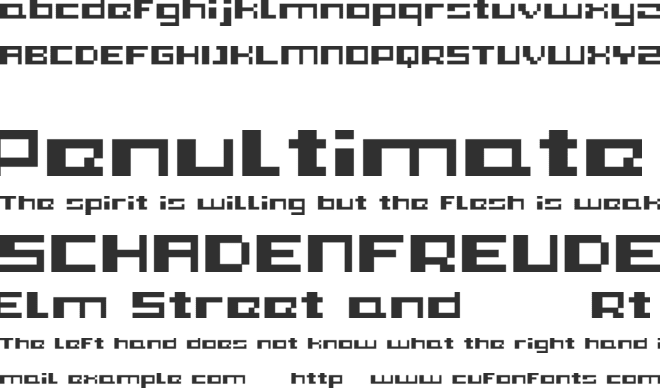 PIXleft_5 font preview