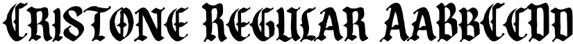 Cristone Regular font