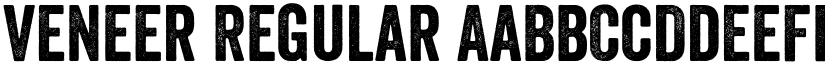 Veneer Regular font