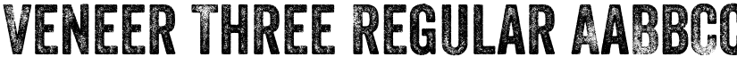 Veneer Three Regular font
