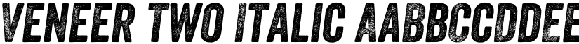 Veneer Two Italic font