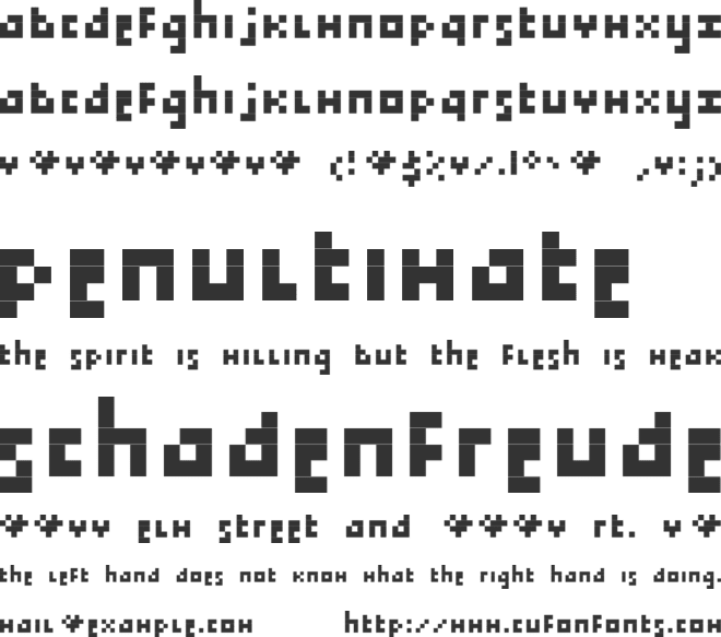 Tokayz font preview