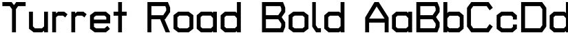 Turret Road Bold font