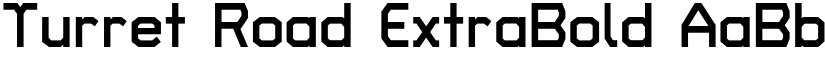 Turret Road ExtraBold font