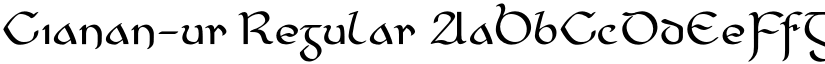 Cianan-ur Regular font