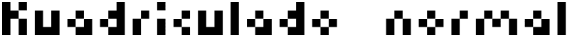Kuadriculado font download