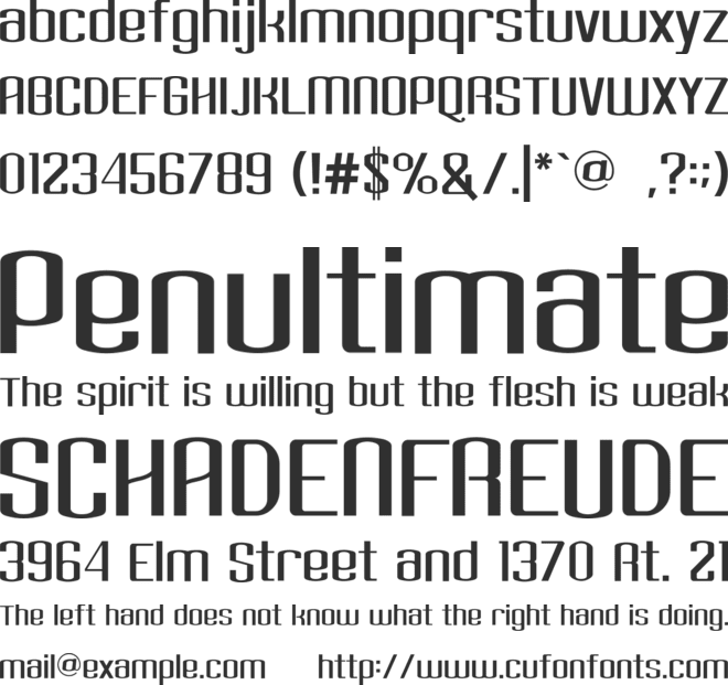 Belgia font preview