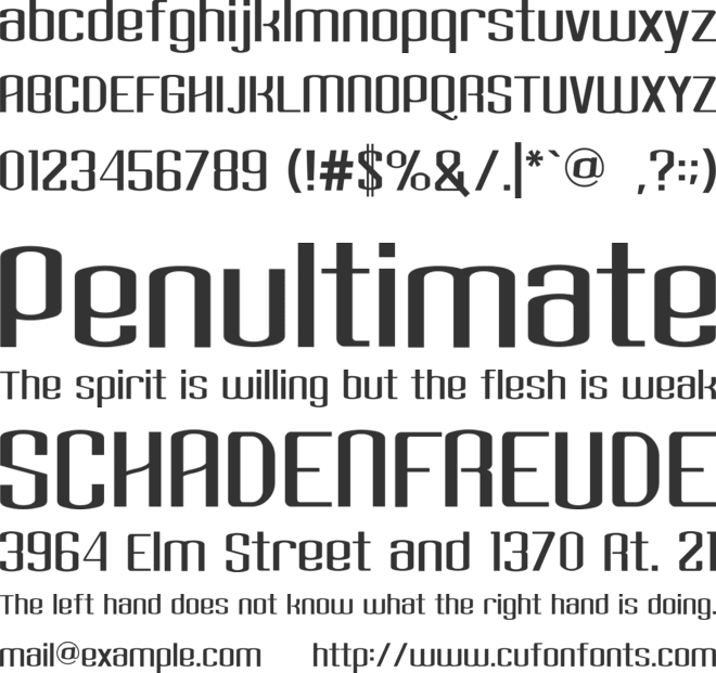 Belgia font preview