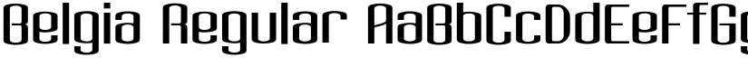 Belgia Regular font