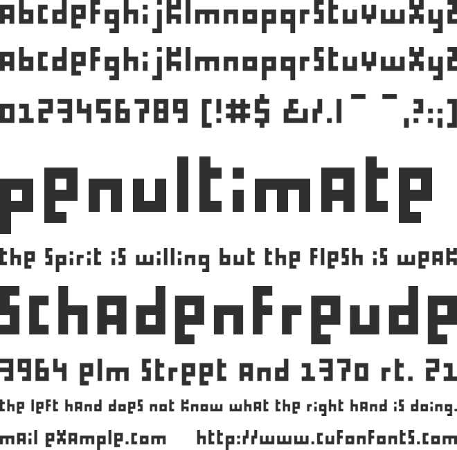Proliferation font preview