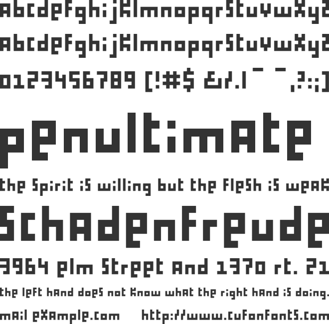 Proliferation font preview