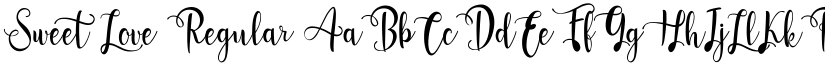 Sweet Love Regular font