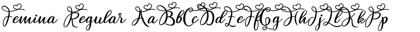 Femina Regular font