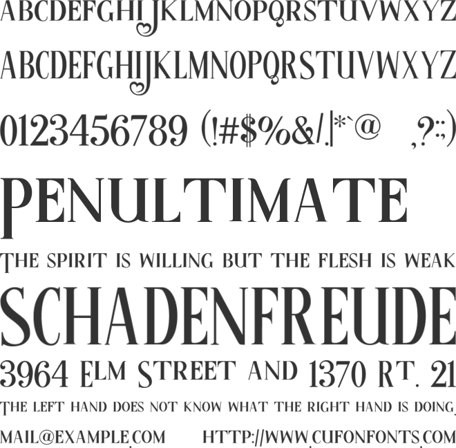 Magic Love font preview