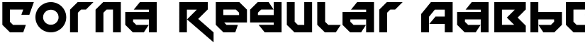 Corna Regular font