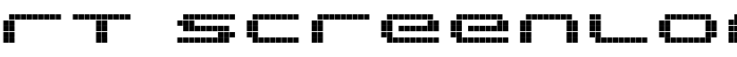 rt screenloft8 Bold font