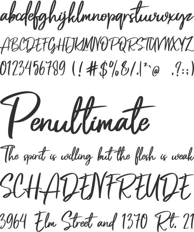 Astopher font preview