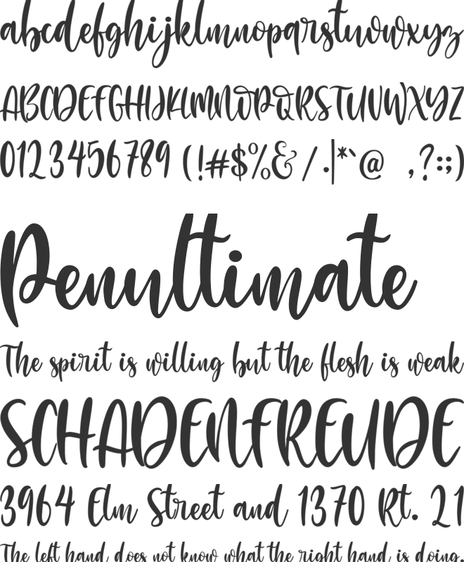 Little Farmhouse font preview