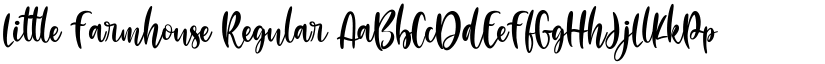 Little Farmhouse Regular font