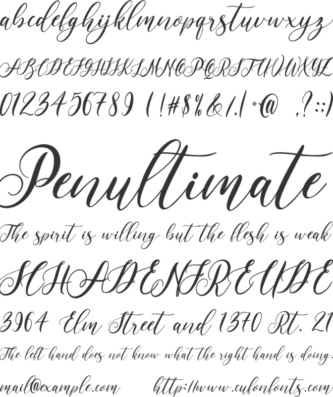 Labajo font preview