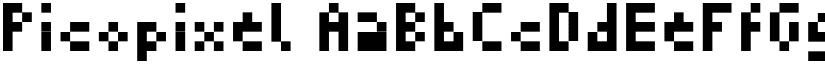 Picopixel font