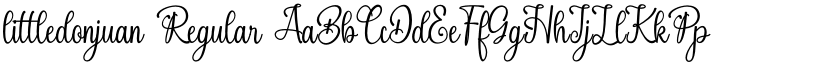 littledonjuan font download