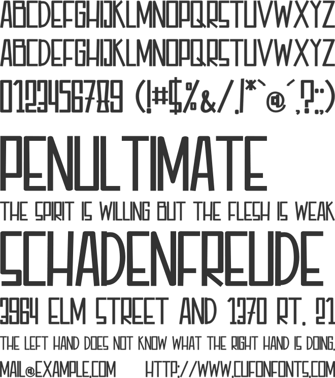 Aquarilla font preview