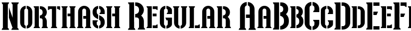 Northash Regular font