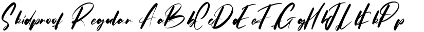 Skidproof font download